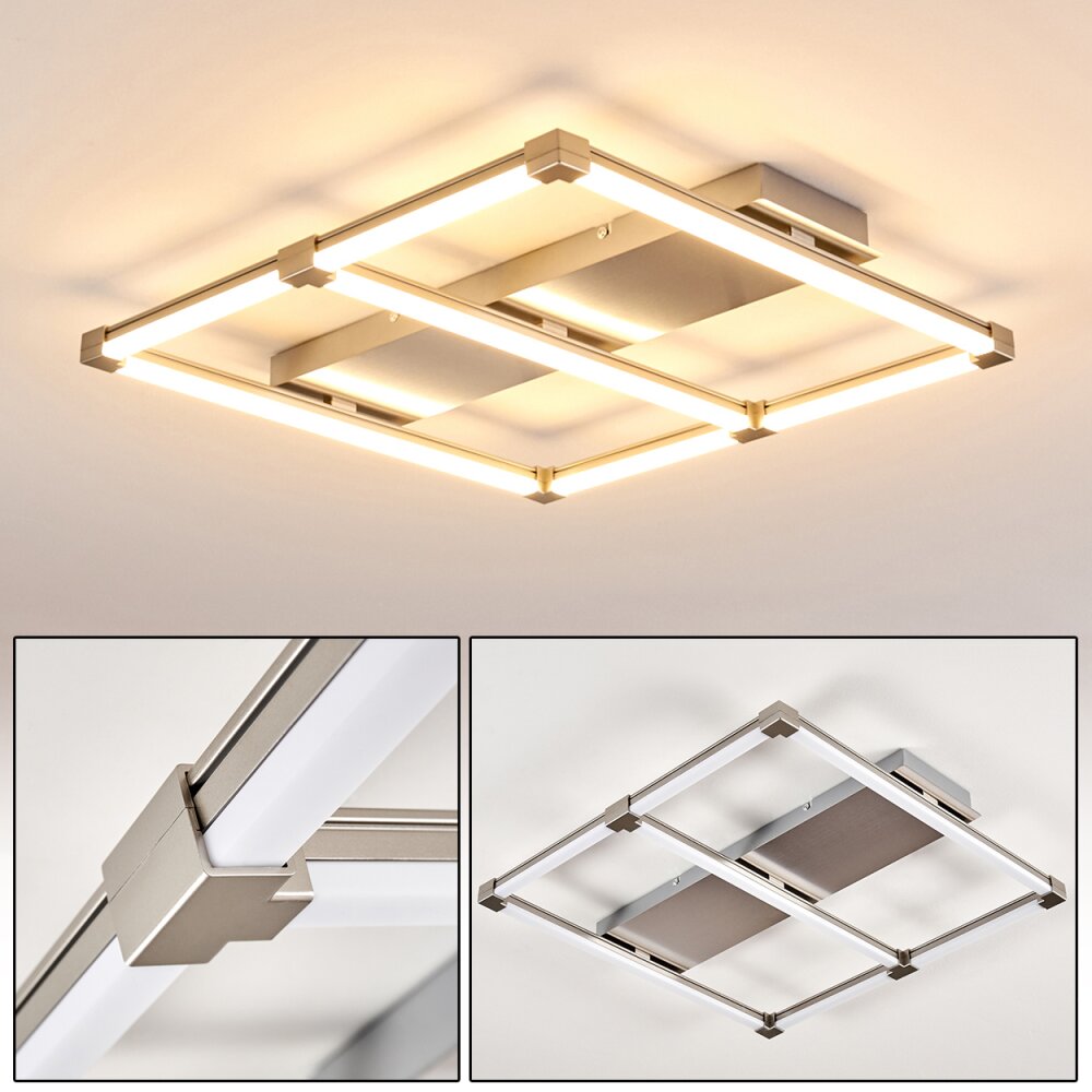 Beken Lampa Sufitowa LED Stal szczotkowana, 1-punktowy main product photo