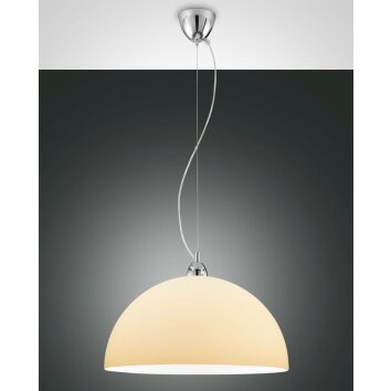 Fabas Luce Nice Lampa Wisząca Chrom, 1-punktowy Fabas Luce Nice Lampa Wisząca Chrom, 1-punktowy