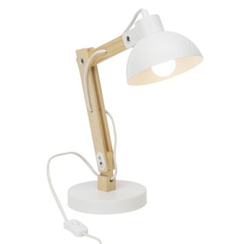 Brilliant Moda Lampa stołowa Biały, 1-punktowy