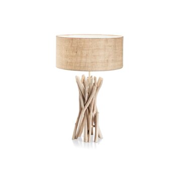 Ideal Lux DRIFTWOOD Lampa stołowa Jasne drewno, 1-punktowy