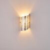 Pordenone Lampa ścienna Srebrny, 1-punktowy