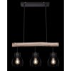 Lampa Wisząca Globo MINA Czarny, 3-punktowe