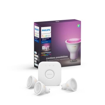 Philips Hue LED Ambiance White & Color GU10 zestaw 3 Starter-Set