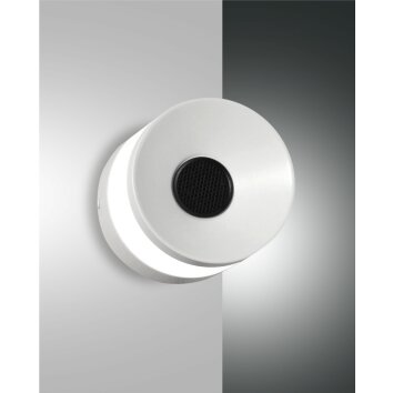 Fabas Luce Billie Lampa ścienna LED Biały, 1-punktowy Fabas Luce Billie Lampa ścienna LED Biały, 1-punktowy