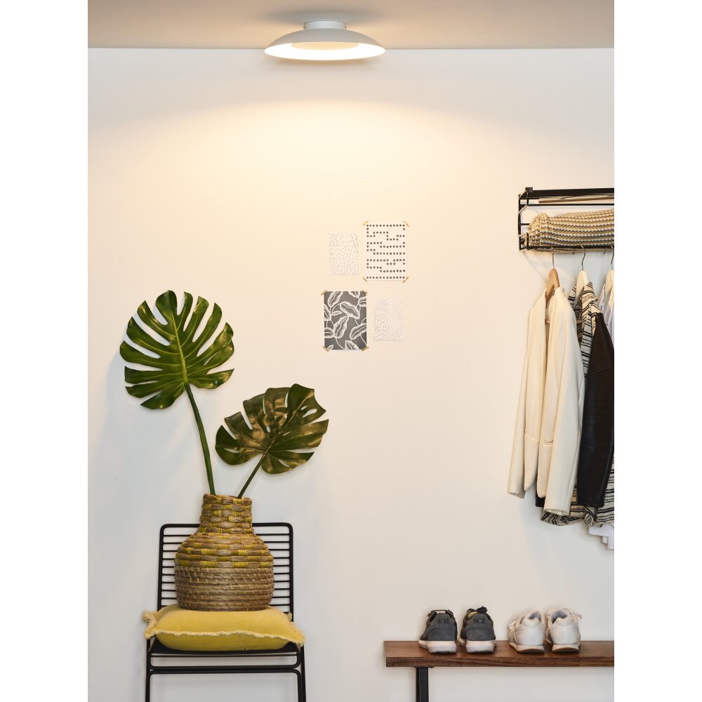 Lucide FOSKAL Lampa sufitowa LED Biały, 1-punktowy main product photo