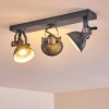 Lampa Sufitowa Gudo Niebeieski, Szary, 3-punktowe