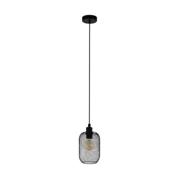 Eglo WRINGTON Lampa Wisząca Czarny, 1-punktowy