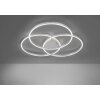 Paul Neuhaus Q-KATE Lampa Sufitowa LED Srebrny, 3-punktowe, Zdalne sterowanie