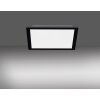 Leuchten-Direkt FLAT Lampa Sufitowa LED Czarny, 1-punktowy, Zdalne sterowanie