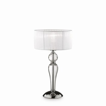 Ideal Lux DUCHESSA Lampa stołowa Chrom, Przezroczysty, 1-punktowy