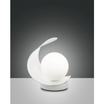 Fabas Luce Adria Lampa stołowa LED Biały, 1-punktowy