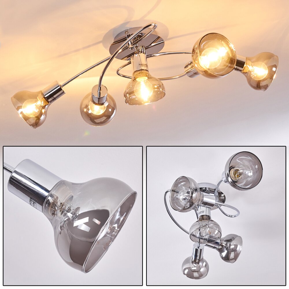 Esberg Lampa Sufitowa Chrom, 5-punktowe main product photo