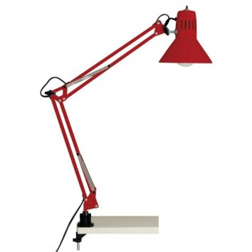 Brilliant Hobby lampka do mocowania biurka Czerwony, 1-punktowy