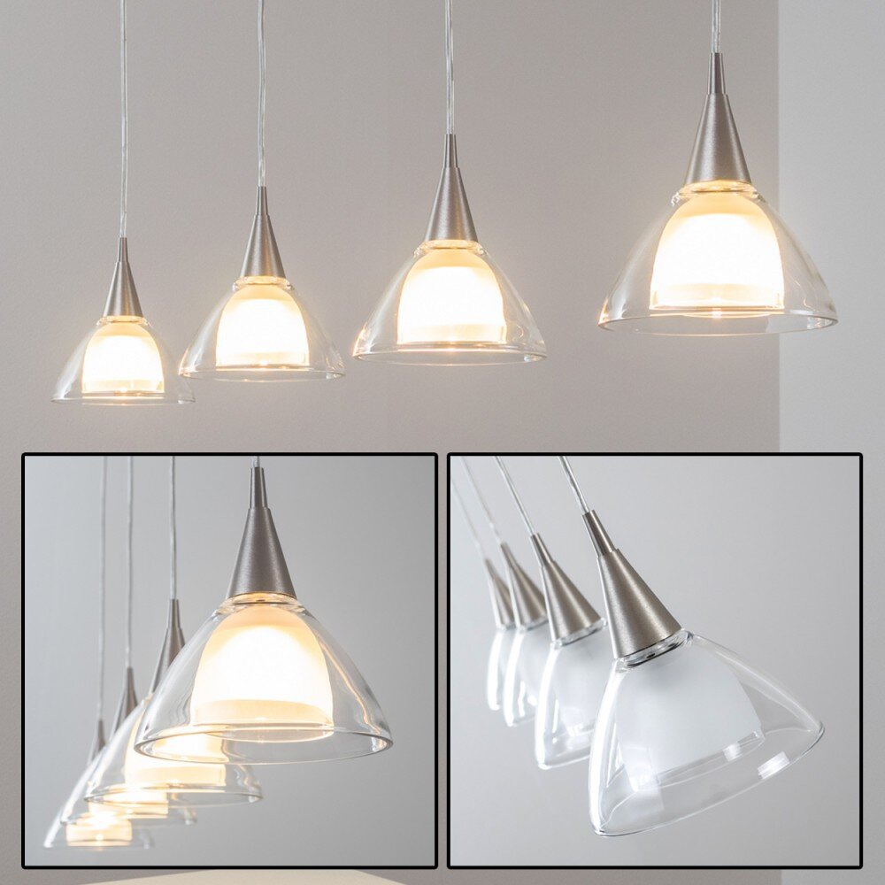 Masterlight Caterina Lampa wisząca LED Nikiel matowy, 4-punktowe main product photo