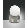 Fabas Luce Gravity Lampa stołowa LED Nikiel matowy, 1-punktowy