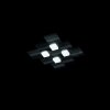 Grossmann CREO Lampa Sufitowa LED Czarny, 4-punktowe
