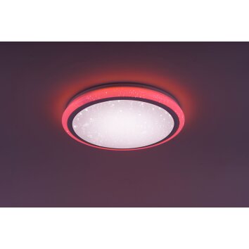 Leuchten Direkt Luisa Lampa Sufitowa LED Biały, 2-punktowe, Zdalne sterowanie, Zmieniacz kolorów