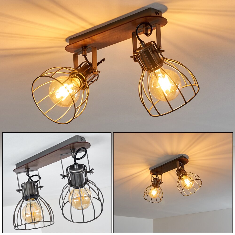 Bitterroot Lampa Sufitowa Brązowy, Ciemne drewno, 2-punktowe main product photo