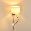 Wiby Lampa ścienna LED Nikiel matowy, 2-punktowe