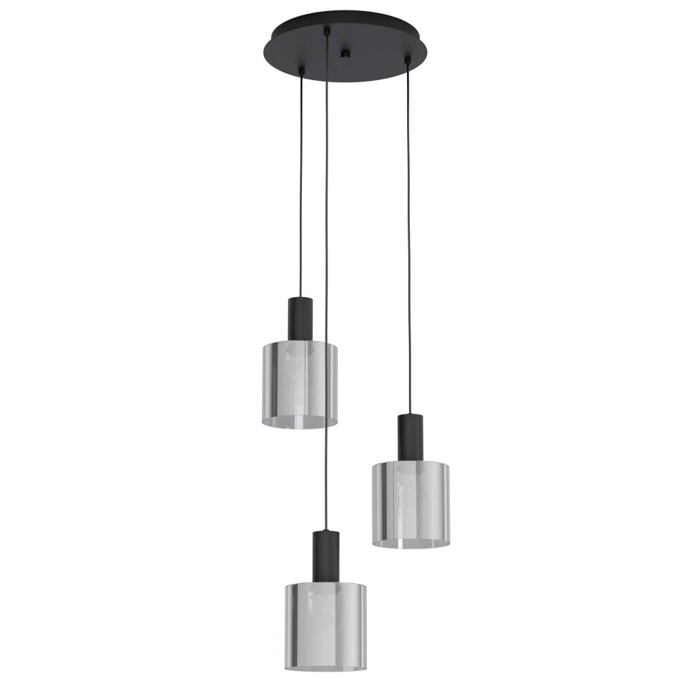 Eglo GOROSIBA Lampa Wisząca Czarny, 3-punktowe main product photo