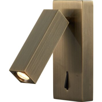 Mantra TARIFA Lampa ścienna LED Brązowy, 1-punktowy