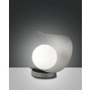 Fabas Luce Adria Lampa stołowa LED Srebrny, 1-punktowy