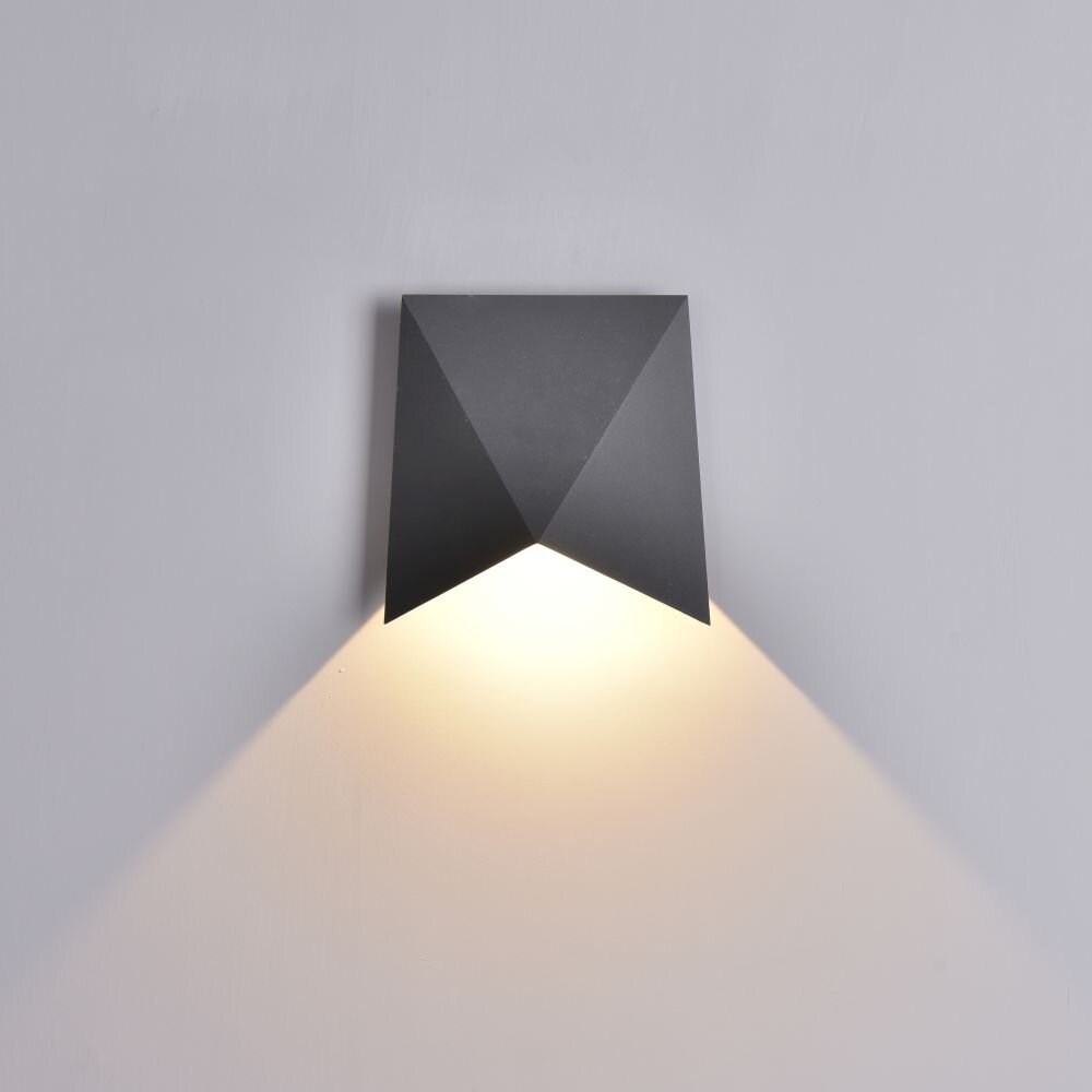 Zewnętrzny kinkiet Mantra TRIAX LED Szary, 1-punktowy main product photo