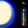 Brilliant Dinos Lampa Sufitowa LED Srebrny, 1-punktowy, Zdalne sterowanie, Zmieniacz kolorów