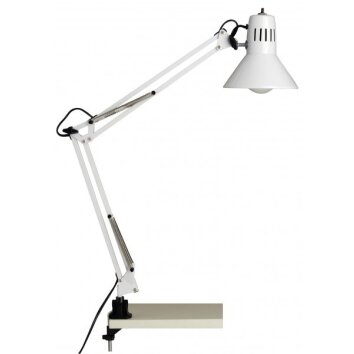 Brilliant Hobby lampka do mocowania biurka Biały, 1-punktowy