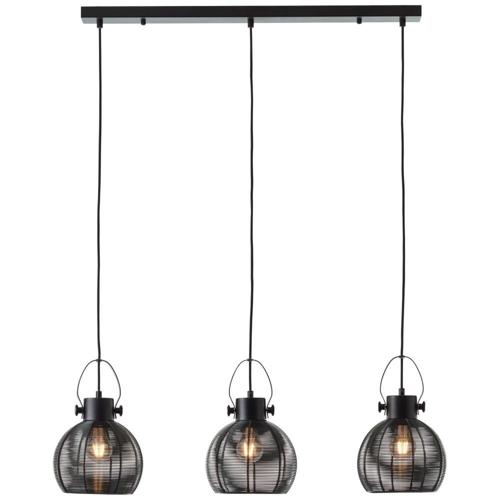 Brilliant Sambo Lampa Wisząca Czarny, 3-punktowe main product photo