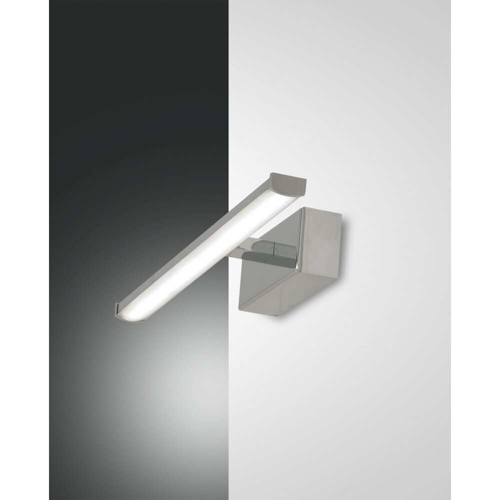 Fabas Luce Nala Lampa ścienna LED Chrom, 1-punktowy main product photo