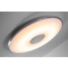 Trio Tokyo lampa sufitowa LED Chrom, 1-punktowy, Zdalne sterowanie