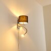 Wiby Lampa ścienna LED Nikiel matowy, 2-punktowe
