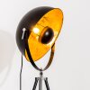 Saturn Lampa stojąca Chrom, Czarny, 1-punktowy