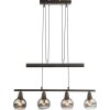 Globo Isla Lampa Wisząca LED Brązowy, 4-punktowe