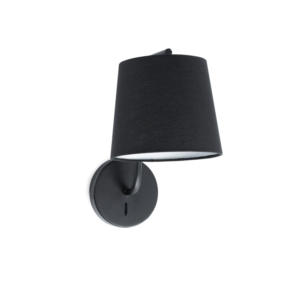 Faro Barcelona Berni Lampa ścienna Czarny, 1-punktowy main product photo