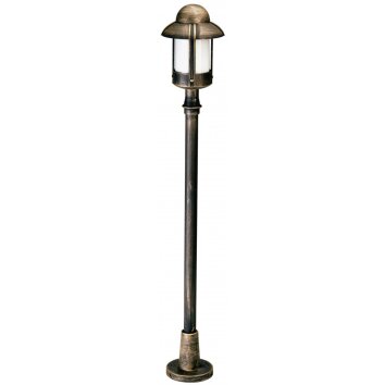 Albert 141 zewnętrzna lampa stojąca Brązowy, Mosiądz, 1-punktowy