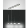 Fabas Luce Desus Lampa Wisząca LED Nikiel matowy, 4-punktowe