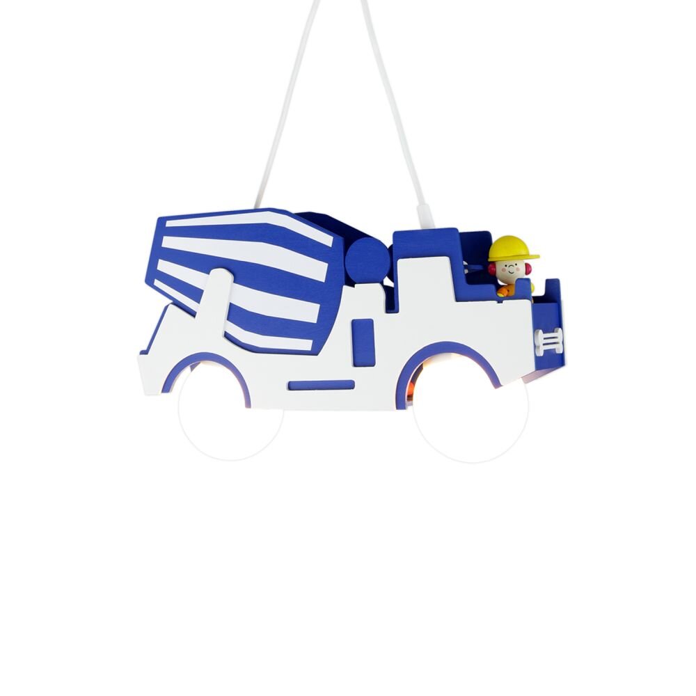 Elobra MARKUS Lampa Wisząca Niebeieski, Biały, 2-punktowe main product photo