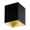 Eglo POLASSO lampa sufitowa LED Złoty, Czarny, 1-punktowy