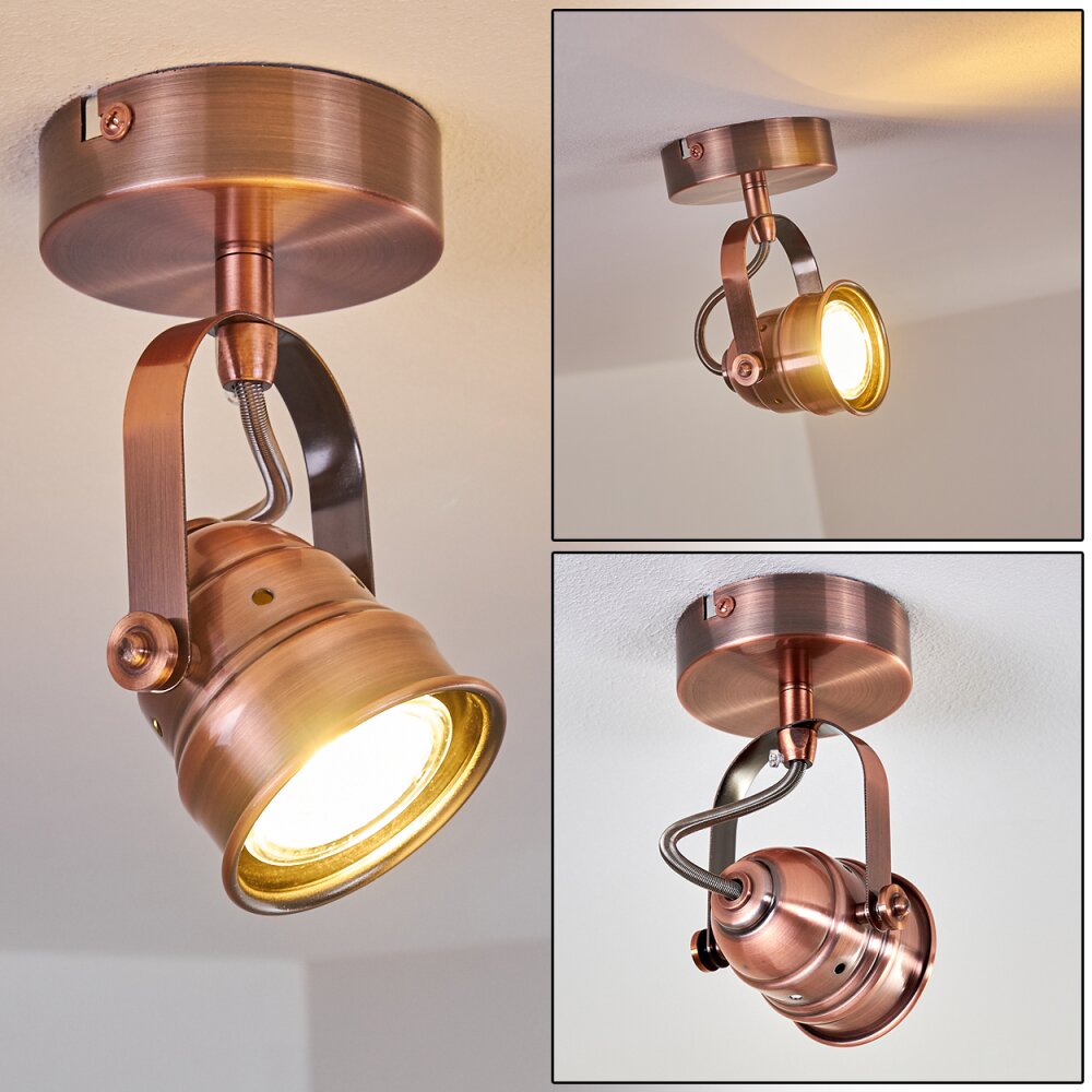Aniak Lampa Sufitowa LED Miedź, 1-punktowy main product photo