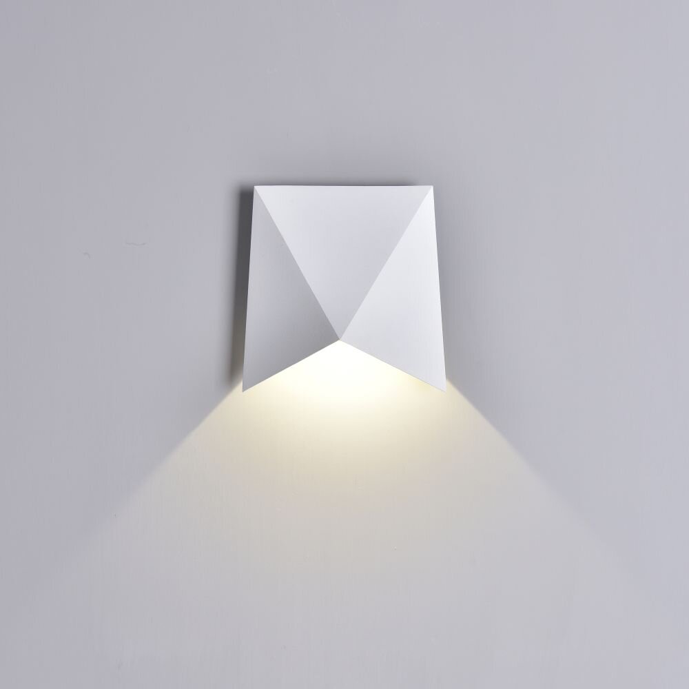 Zewnętrzny kinkiet Mantra TRIAX LED Biały, 1-punktowy main product photo