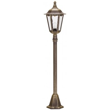 Albert 142 zewnętrzna lampa stojąca Brązowy, Mosiądz, 1-punktowy