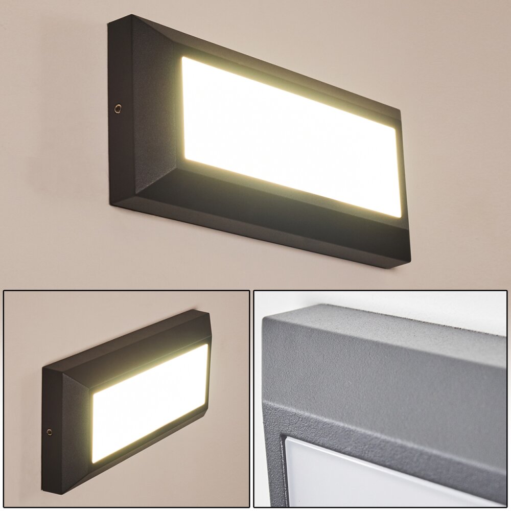 Alkmaar Zewnętrzny kinkiet LED Antracytowy, 1-punktowy main product photo