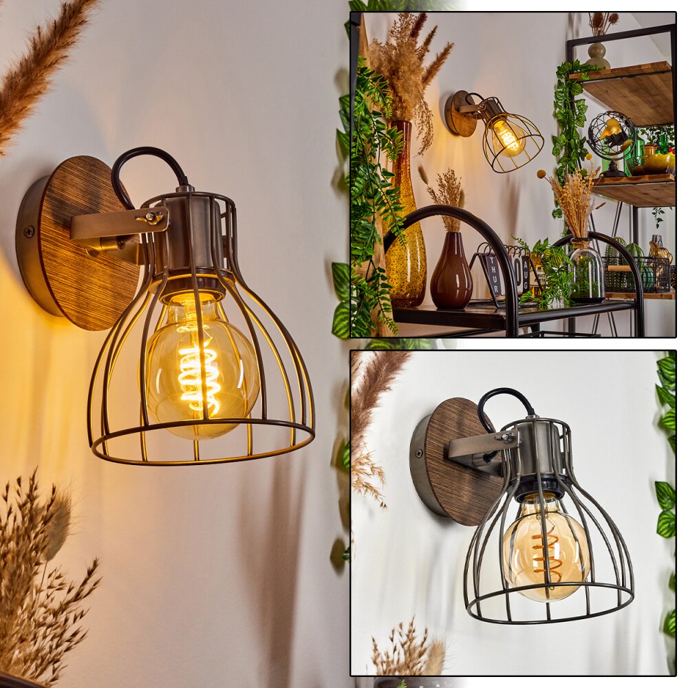 Bitterroot Lampa ścienna Brązowy, Ciemne drewno, 1-punktowy main product photo