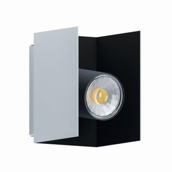 Eglo VISERBA Lampa Sufitowa Aluminium, Czarny, 1-punktowy