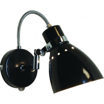 Steinhauer SPRING lampa ścienna Czarny, 1-punktowy