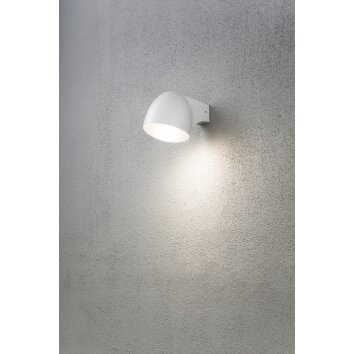 Konstsmide Ferrera Lampa ścienna LED Biały, 1-punktowy
