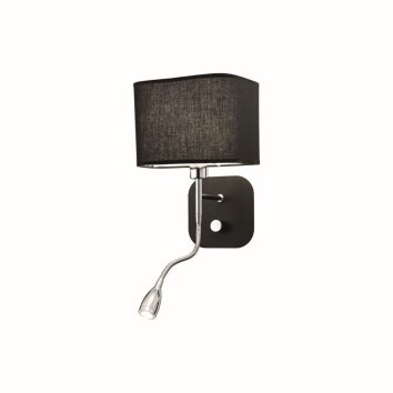 Ideal Lux HOLIDAY Lampa ścienna LED Czarny, 1-punktowy
