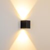 Orsa Zewnętrzny kinkiet LED Czarny, 2-punktowe